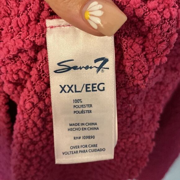 Seven7- pink soft long sweater size XXL - Picture 7 of 9